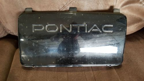 Pontiac grand prix front license plate cover black 1997- 2003 98 99 00 01 02 03