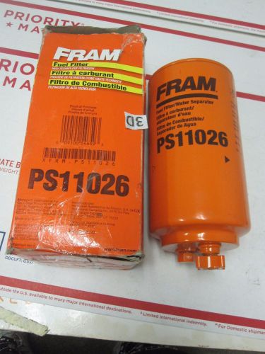 (2) new fram ps11026 heavy duty spin-on fuel/water separator filter