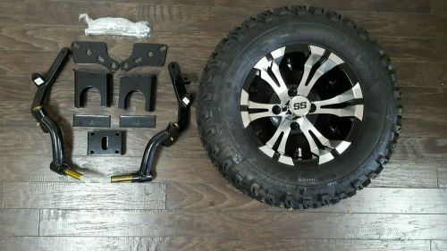 6&#034; club car ds lift kit with wheels and tires combo set