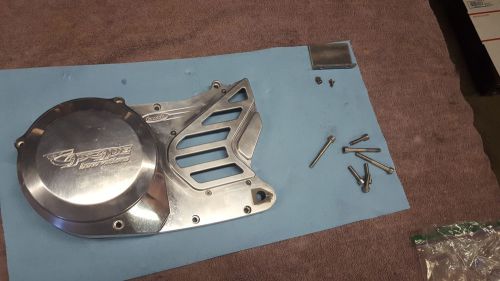Banshee cascade innovation brand billet stator cover with stainless bolts