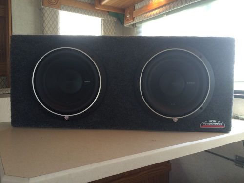 Power wedge subwoofer