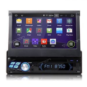 Us in dash 1 din 7&#034; u android car dvd player gps bluetooth stereo radio wifi 3g