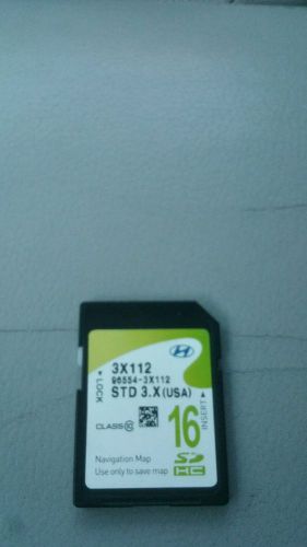 Hyundai elantra navigation sd card map oem 96554-3x112 16gb gps maps chip 2015