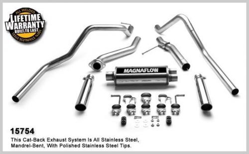 Magnaflow 15754 - magnaflow series cat-back exhaust system - new