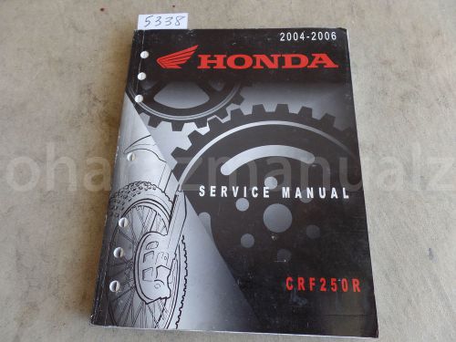 2004 2005 2006 honda crf250r shop service repair manual oem