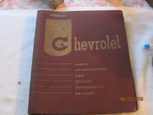 Nos 1953-1957 chevrolet special information catalog in good unused nos condition