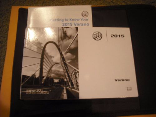 2015 buick verano  owners manual &amp; case