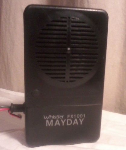 Vintage whistler fx1001 mayday car alarm radio part as-is