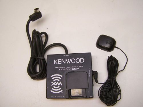 Kenwood kca-xm100v xm interface adapter (kca-xm100v) w/ cpc-9000 mini tuner chip