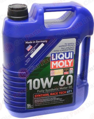 Liqui moly synthoil race tech gt1 engine oil - 10w-60 synthetic (5 liter), 2024