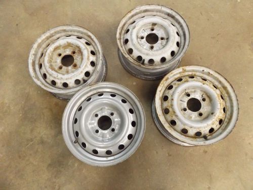 Vintage alfa romeo steel factory wheels check the pictures no reserve