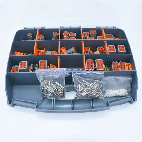 324pcs deutsch dt with out crimping tool automotive connector kit case dt06/dt04