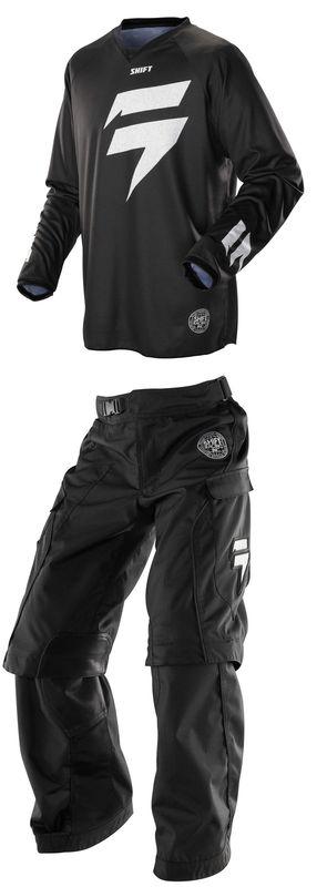 Shift recon granite black kit pant & jersey combo motocross mx 2014