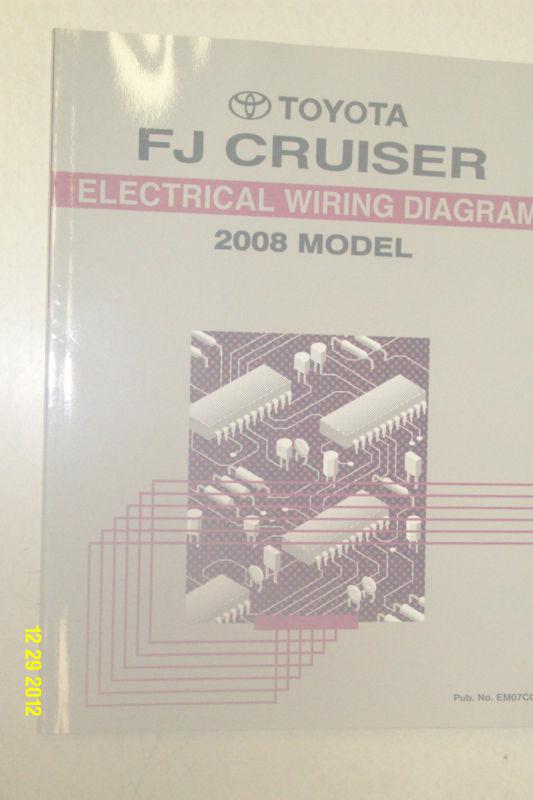 2008 toyota fj cruiser  electrical wiring diagram , manual oem