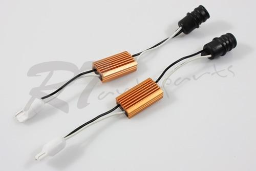 2x t10/194/168/w5w led load resistors adapter decoders flickers/hyperflash fix