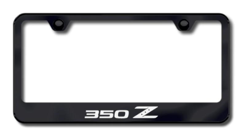 Nissan 350z laser etched license plate frame-black made in usa genuine