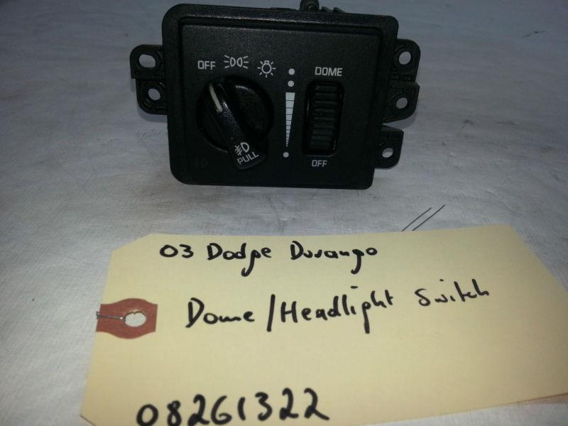 Dodge durango headlight switch with fog 00 01 02 03 04 oem headlight switch