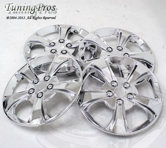Chrome hubcap 14" inch wheel rim skin cover 4pcs set-style code 616 14 inches-