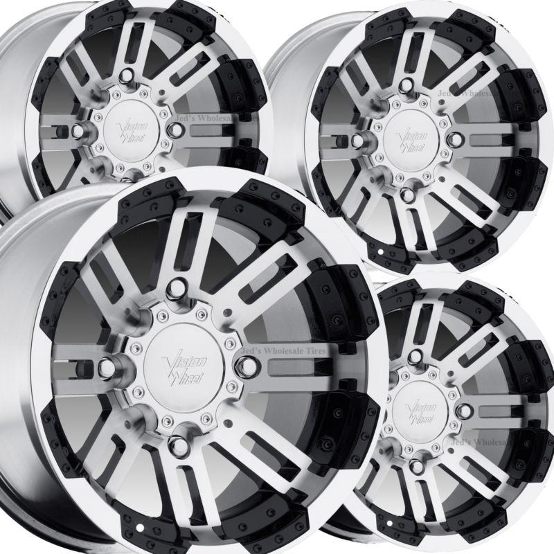 4) 14" rims wheels for 2009-2013 polaris sportsman xp 850 375 warrior aluminum