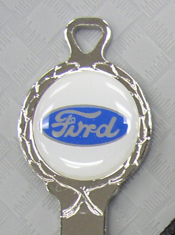 Vintage ford oval crest classic white gold key set nos keys 1977 1978 1979 1980