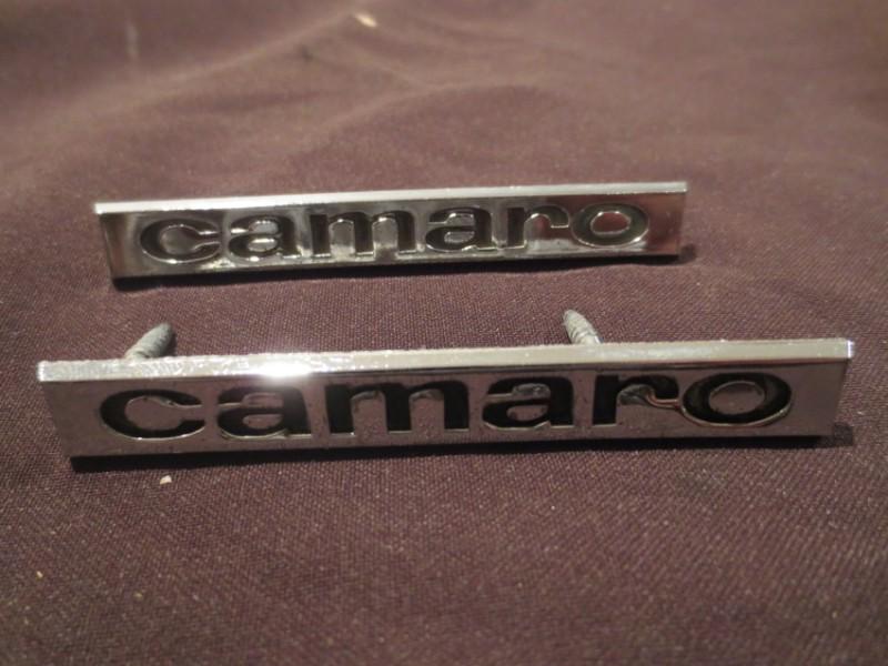 Pair of 1967 chevy camaro emblems - may fit other years (1968,1969,etc)