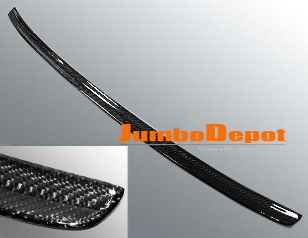 For bmw e46 m3 325i 328i 330 real carbon fiber trunk lip spoiler wing warranty
