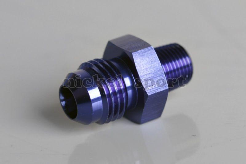 10an to 3/8'' npt straight aluminum fitting adapter