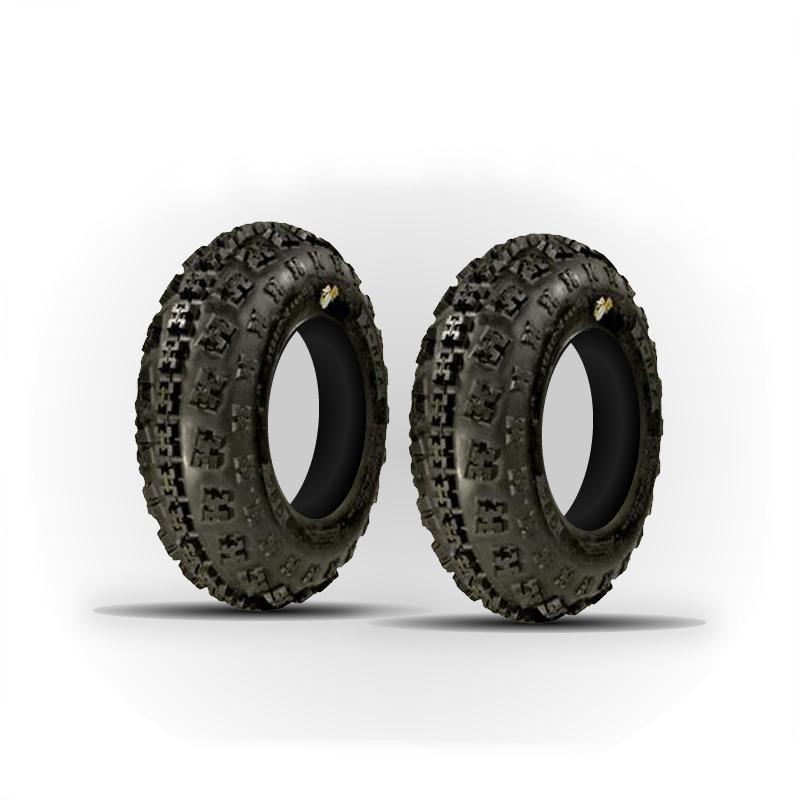 Gbc x-rex atv 2 front tire set 21x7.00-10 21x7x10 21 7 10