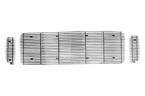 Paramount 38-0271 - ford f-250 restyling 4mm cutout aluminum billet grille 3 pcs