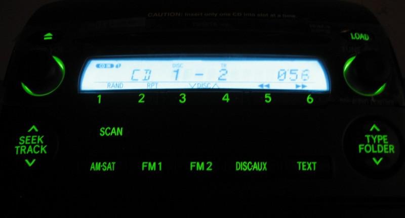 New / nos toyota sienna radio mp3 6 disc cd changer le 2005-2010 satellite ready