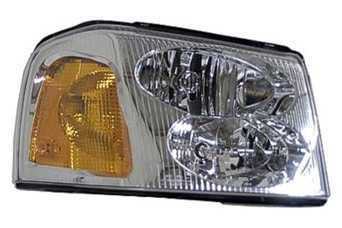 Replace gm2503220 - 02-09 gmc envoy front rh headlight assembly
