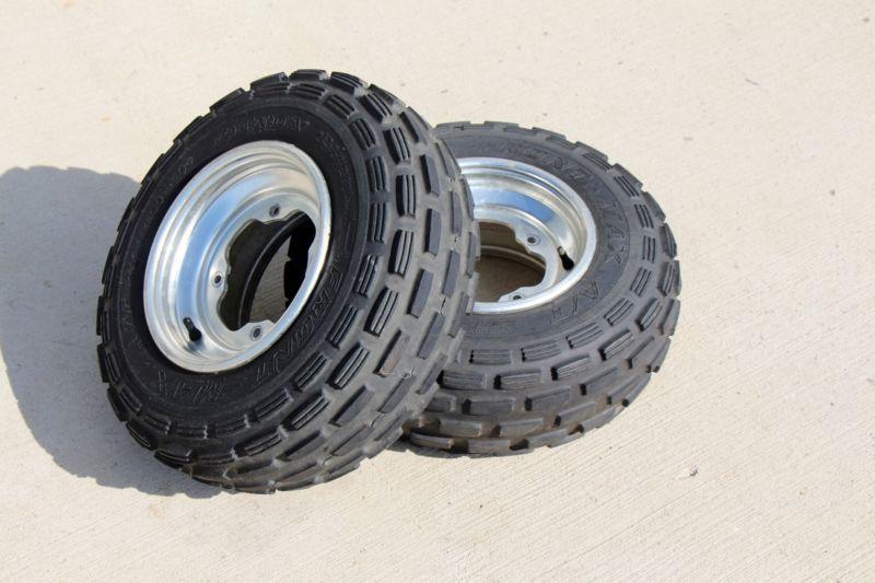 Kenda max front tires aluminum wheels rims yamaha banshee yfz450 raptor b-78