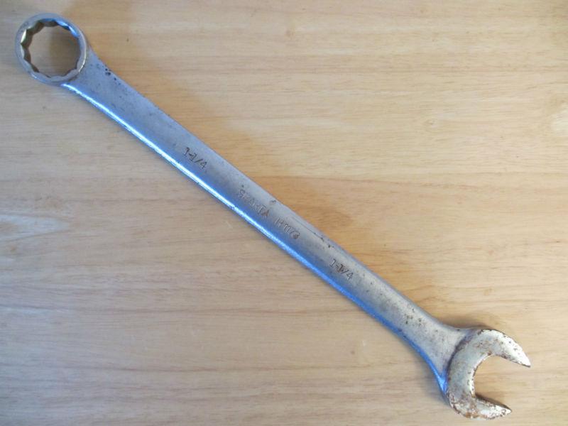 Sparta 1-1/4 combination wrench, h1173, made in usa