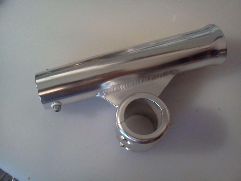  10" aluminum rod holder w rail clamp