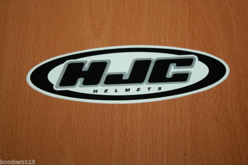 Hjc helmets - racing / sticker / decal - 4.25" x 1.50"