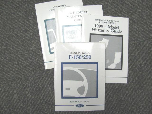 1999 ford f150/250 owner's guide part # xl3j-19a321-aa