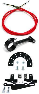 Ididit cable shift linkage 2.25" column th350 th375 th400 black powdercoated kit