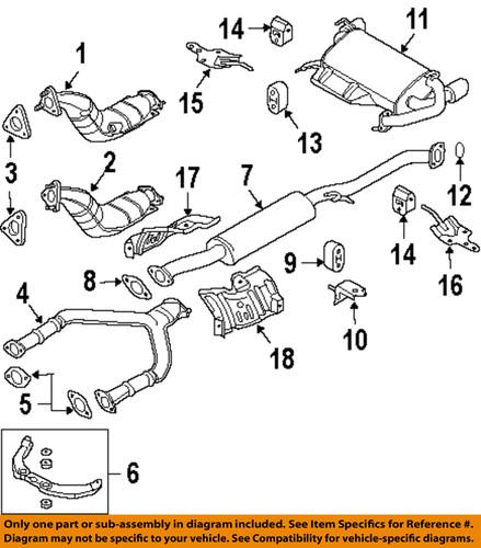 Nissan oem 20742cd000 exhaust hanger/parts/exhaust bracket