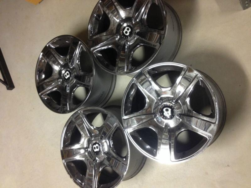 Bentley chrome wheels set of 4