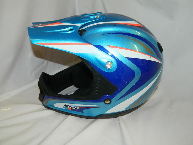 Motocross helmet thor svr offroad blue l