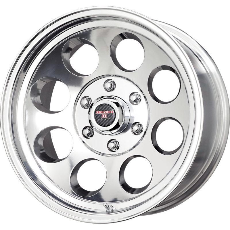 4 new 16x8.5 -25 offset  6x139.7 level 8 tracker polished wheels/rims
