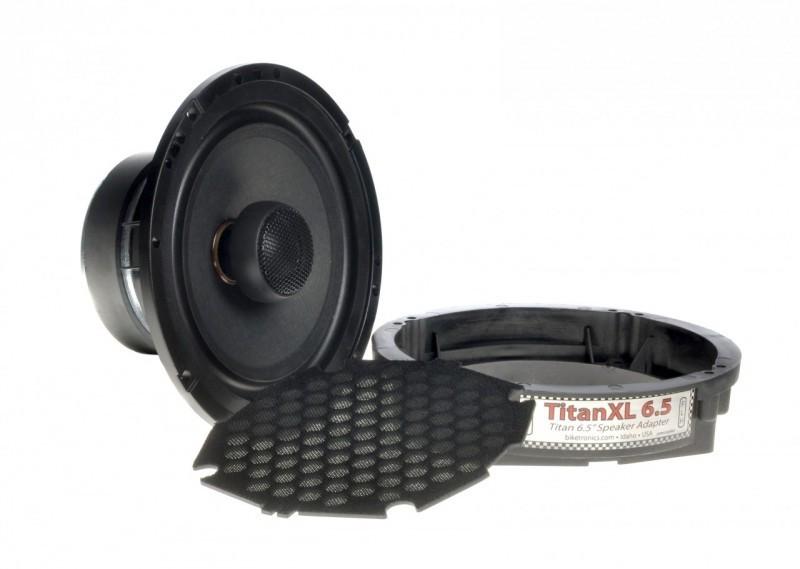 Biketronics titan 2 ii xl 6.5" front speakers harley davidson street glide flht