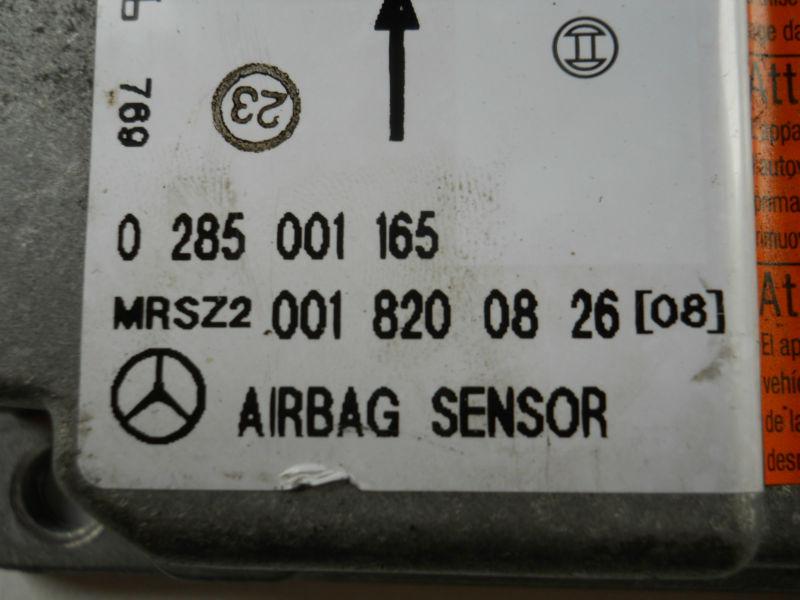 1998 mercedes s420 w140 airbag air bag control module sensor  0018200826