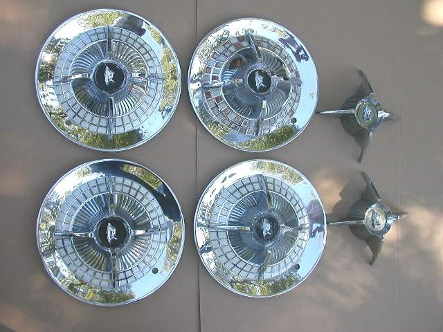 1950's oem dodge lancer hub caps - 15" - set of four (4)  