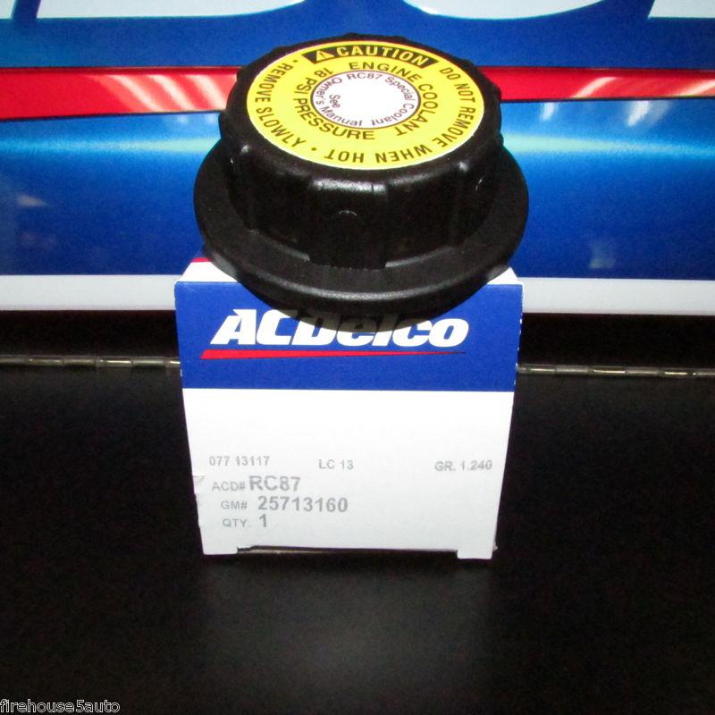 Acdelco rc87 coolant recovery tank cap  sme day shipping till 3:00pm