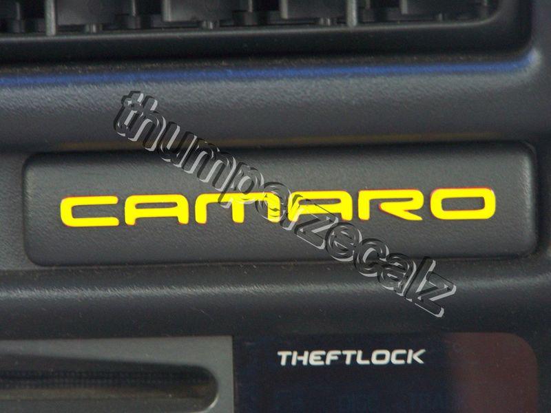 98-02 chevrolet camaro dash overlay**look**choose color
