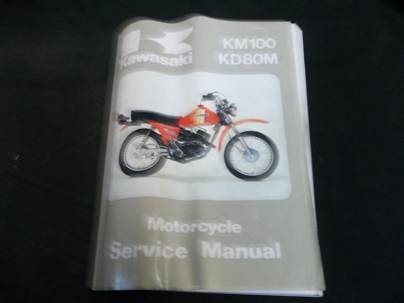 1978 thru 1988 kawasaki km100 kd80m oem service manual *b564