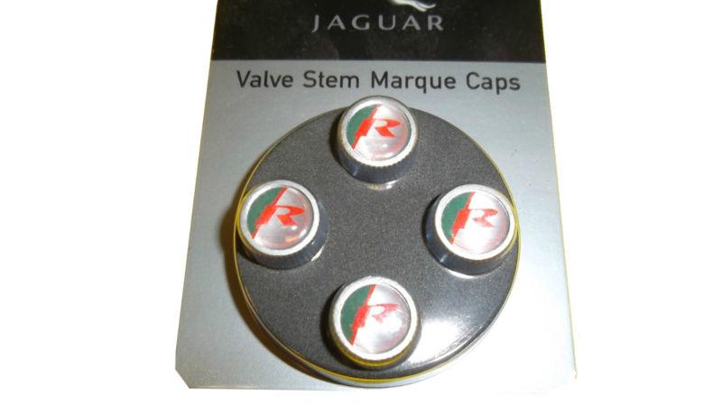 Jaguar oem accessory valve stem caps "r" version