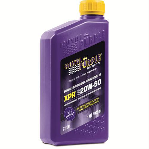 Royal purple xpr racing motor oil automotive 20w50 12 quarts