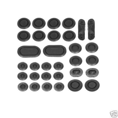 1965-1966 ford mustang body plug kit rubber deluxe